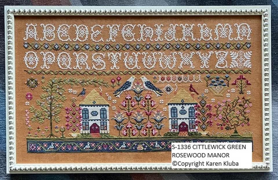 Cittlewick Green - Cross Stitch Chart by Rosewood Manor - Etsy