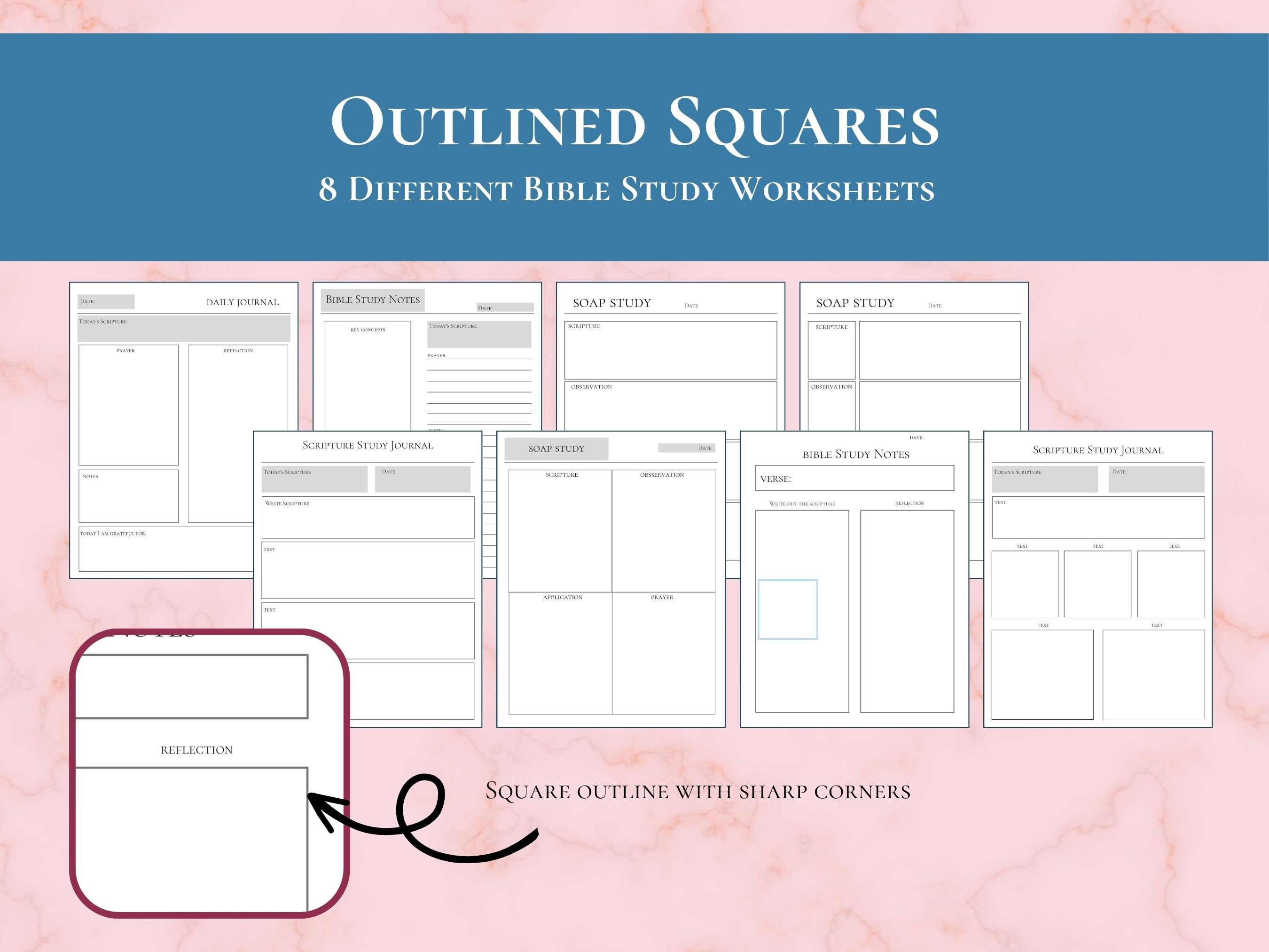PLR Bible Study Templates | Editable Canva Template | Bible Study ...