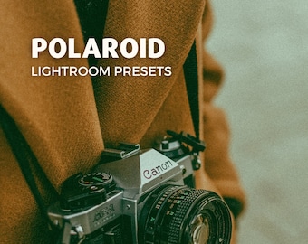 5 Polaroid Lightroom Mobile Presets,Tumblr,Aesthetic,Analog Preset,Film Retro Preset,Fuji film,Kodak Porta Preset,Vintage Mobile Preset,VSCO