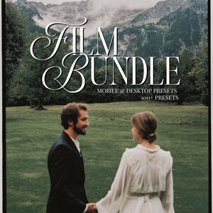 100+ Film Lightroom Presets for Mobile and Desktop, Vintage Photo Filter Bundle
