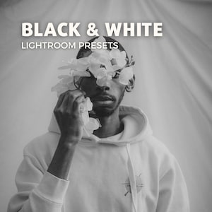 15 Black and White Mobile Presets,Monochrome Presets,Film Preset,VSCO,B&W,Grunge Preset,Moody Presets,Charcoal,Film Noir Preset,Portrait