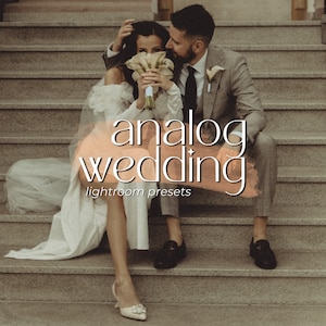 Moody Film Wedding Lightroom Presets | Cinematic Wedding Photo Editing | Film Look Presets for Lightroom Mobile