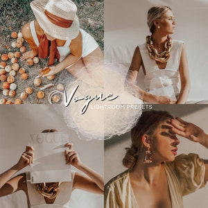 Vogue Lightroom Mobile & Desktop Preset,Fashion Luxe,Fancy Preset,Parisian Instagram Filter,80s Preset,High Fashion Photo Presets,Influencer