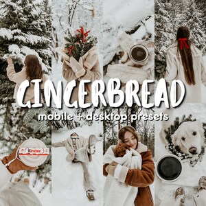 10 Winter Lightroom presets for mobile and desktop | Winter Photo Editing, Snow Lightroom Presets, Holiday Presets, Bright Christmas Presets