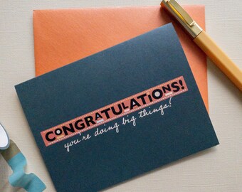 Congratulations Greeting Card | Afrocentric Greeting Card | Black Owned