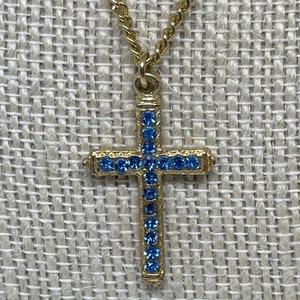 Vintage cross necklace