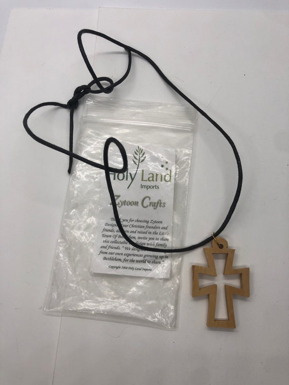 Holy Land Cross Necklace