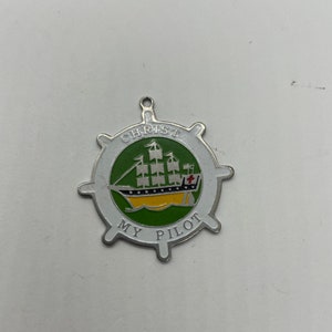 Vintage Christ my pilot pendant