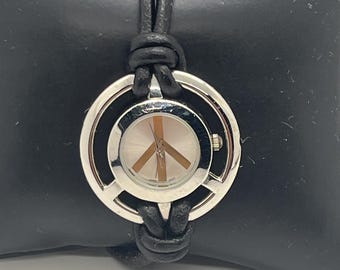 Peace sign watch