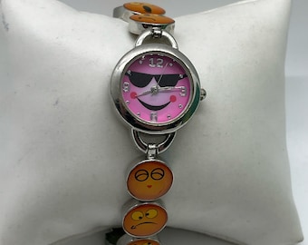 Vintage happy face watch