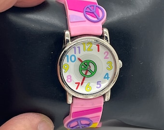 Peace sign watch