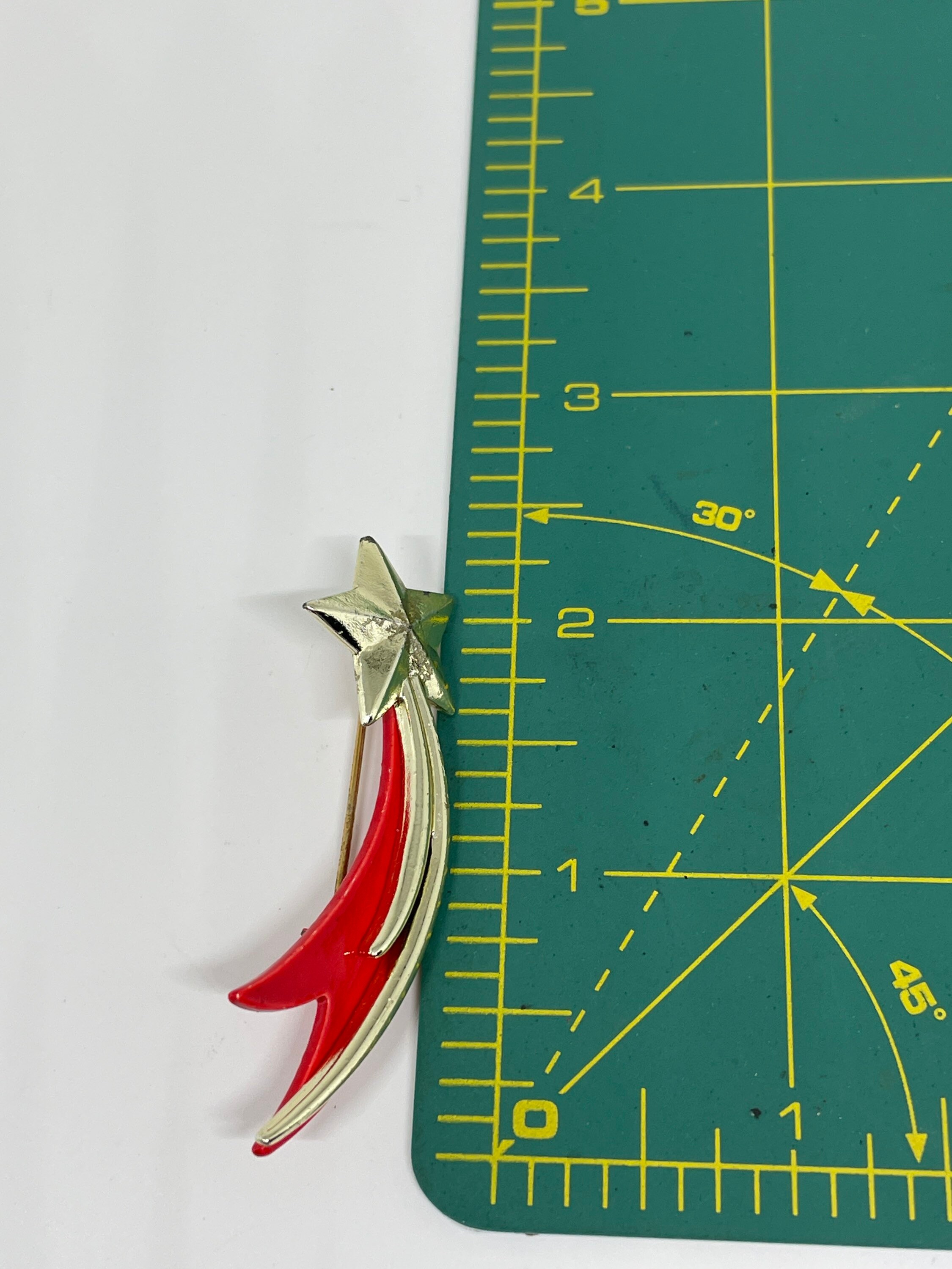 Vintage Shooting Star Pin - Etsy