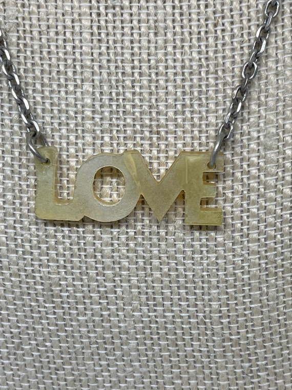Vintage love necklace - image 1