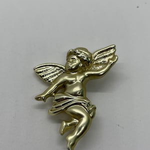 Vintage AJC signed angel pin
