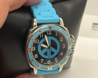 Peace sign watch