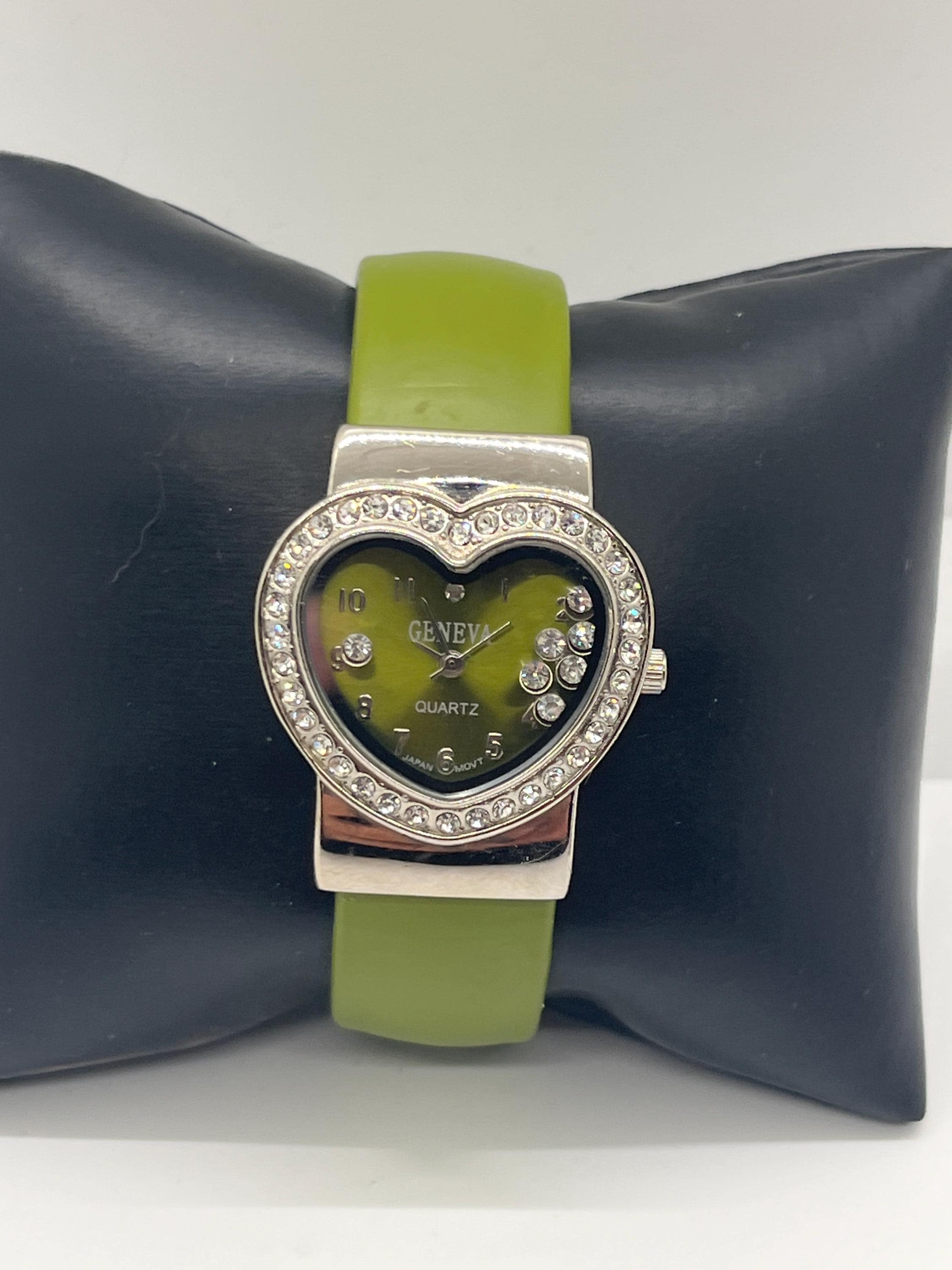 Geneva Heart Rhinestone Watch - Etsy