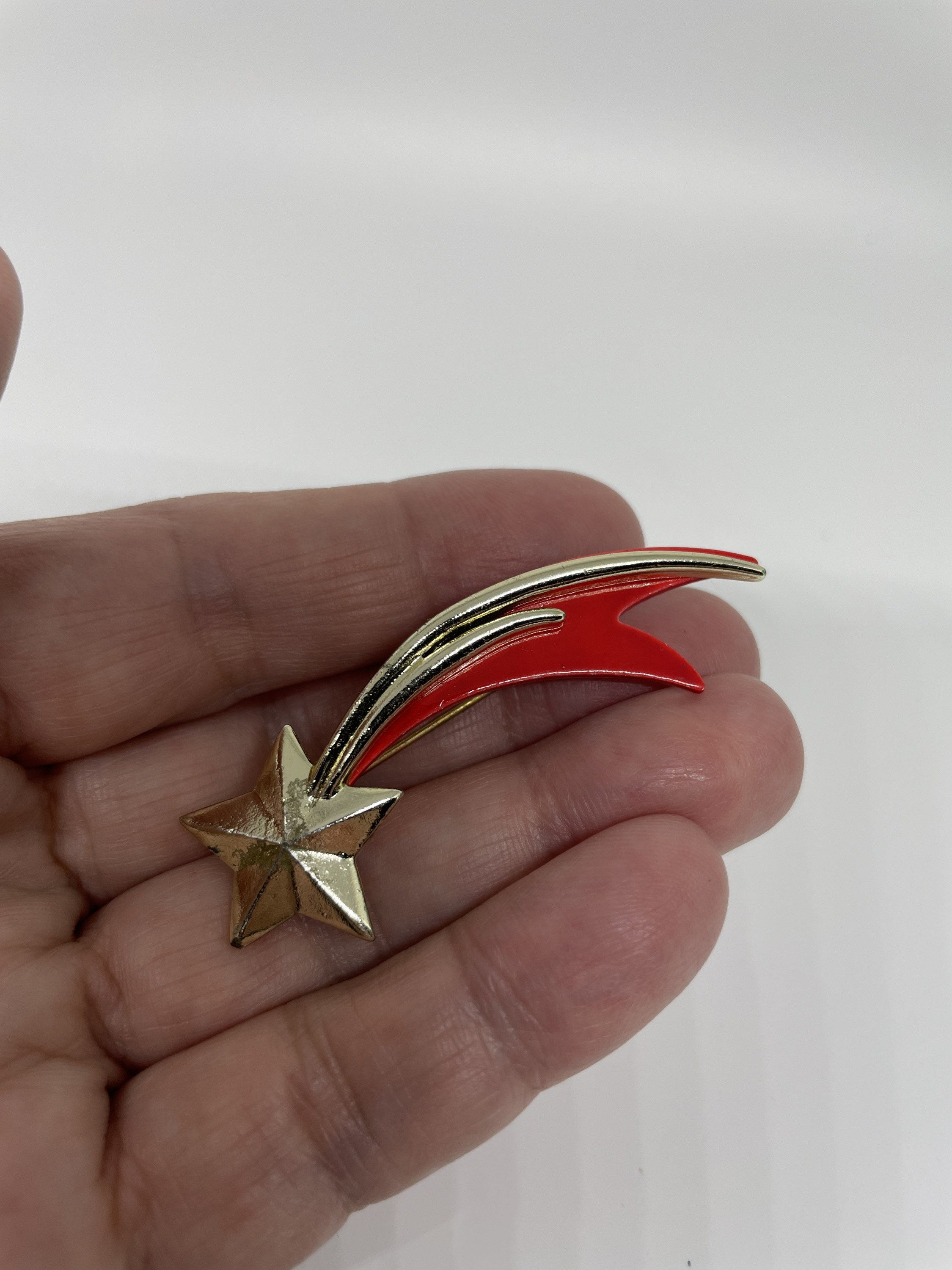 Vintage Shooting Star Pin - Etsy