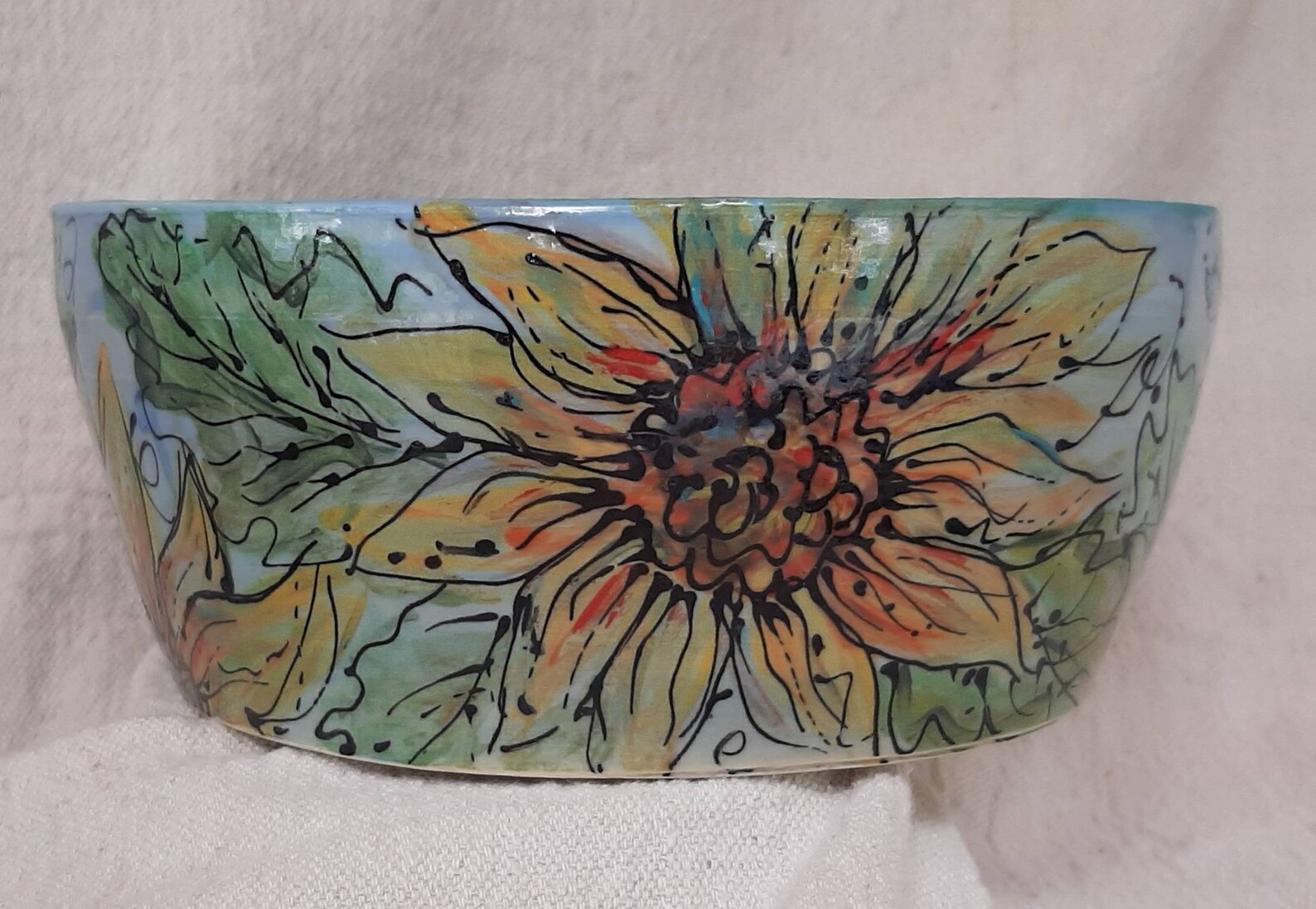 Sunflower Bowl Etsy