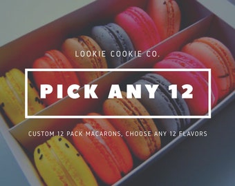 Build a pack French Macarons - Pick 12