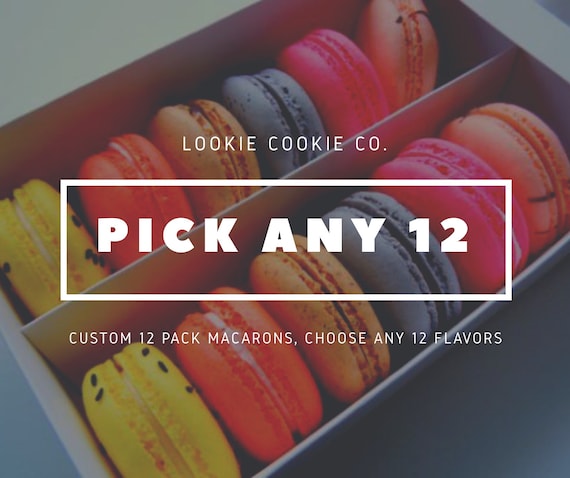 Build a pack French Macarons - Pick 12