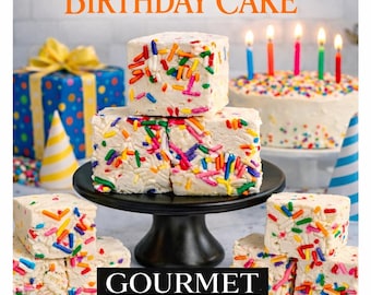 Birthday Cake Gourmet Marshmallows