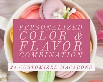 Custom designed Macarons ~ Any design/you pick - 24 pack