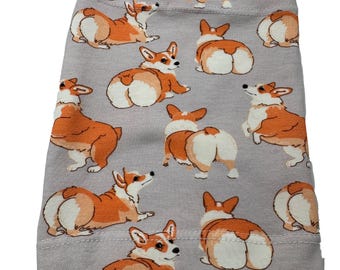 L7.5"-8" Corgi Dogs BICEP PICC Line Cover Cancer Chemo Catheter Short Sleeve compatible FreeStyle Libre, Omnipod DASH-Glucose monitoring