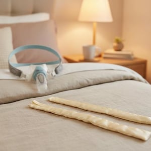 Satin Covers compatible with Brevida / P10 Nasal Headgear ONLY - CPAP BIPAP Ventilator Hook and loop Fastening