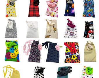 Drawstring Wiggly Pouch/Bag Adults Hickman/Central/Broviac Line with approx 87 cm overhead strap Chemo Cancer TPN