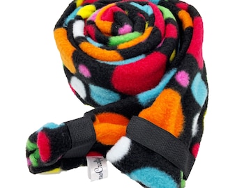 Multi-coloured Dots Polar Fleece 2m Hose Circuit Cover for CPAP BIPAP Ventilator-Stop rainout Sleep Apnea Special Needs