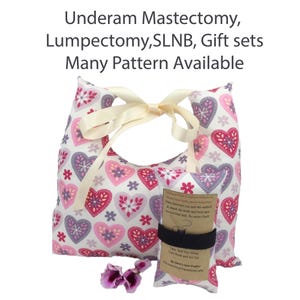 SLNB Single Mastectomy Breast Lumpectomy Boob Job Augmentation Underarm Post Surgery Recovery Cushion/Medical Port Seatbelt Pillow Gift Set