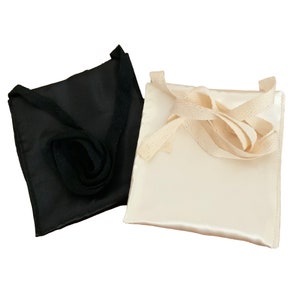 1 sacoche en satin doublée pour adolescents/adultes avec bretelles de 68 cm, ligne Hickman Chimio Cancer