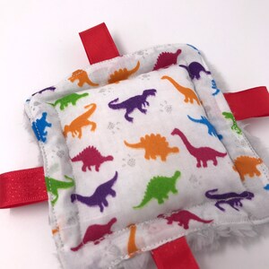 1x Handgefertigte gewichtete taktile & visuelle Stressabbau ADHS Alzheimer Geige SEN Angst Geige Fidget Baby Taggy Dinosaurier