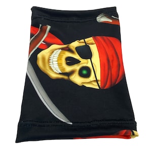 L7.5-8&quot; Pirate Bicep PICC Line Cover Cancer Chemo Catheter Short Sleeve for Omnipod DASH-Glucose monitoring, Free_Style Libre(ea different)