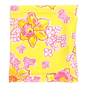 L7.5&quot;-8&quot; Yellow Floral BICEP PICC Line Cover Cancer Chemo Catheter Short Sleeve compatible with Omnipod DASH-Glucose monitoring