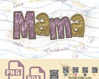 Día del las Madres PNG, Mothers Day, Mama SVG, Digital Download