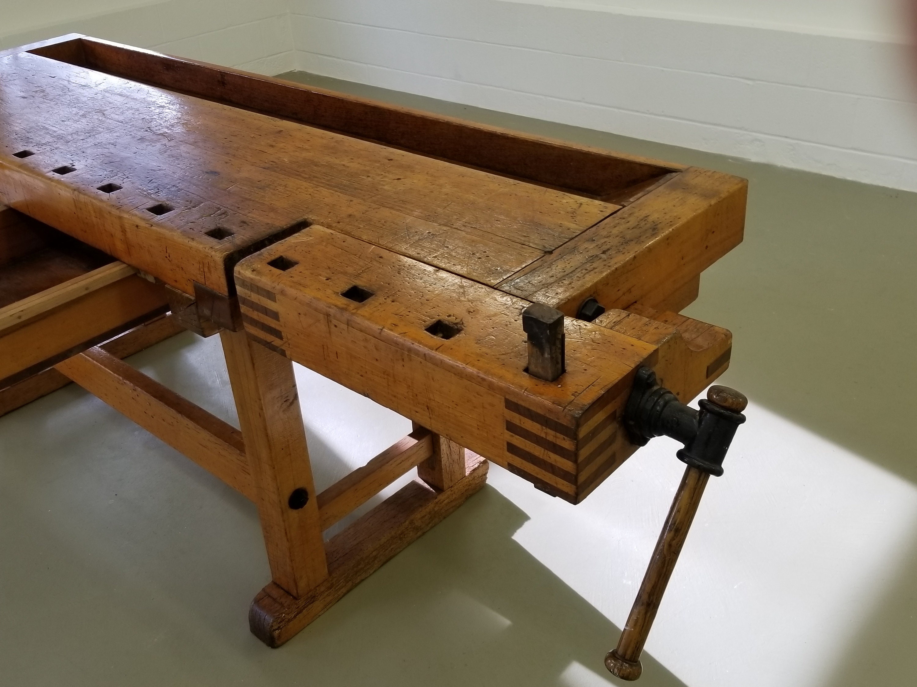 Vintage Carpenter's Work Bench Etsy
