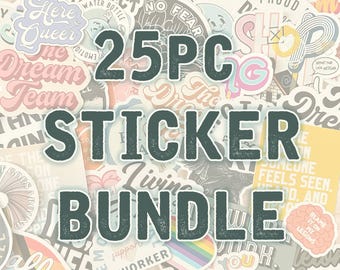 25pc Mix & Match Sticker Bundle