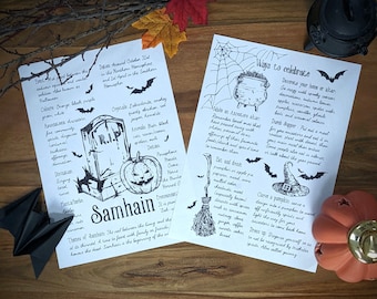 Samhain (Halloween) Sabbat Book of Shadows Pages