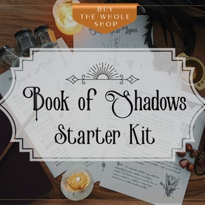  Witchcraft Travel Kit book of shadows altar kit