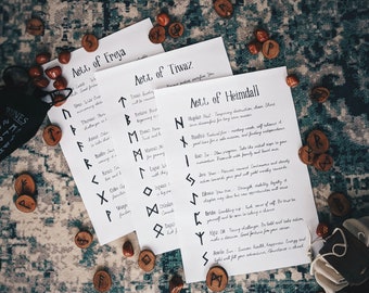 Norse Runes Cheat Sheet - Witchcraft guide