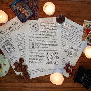 Divination Tools, Book of shadows pages