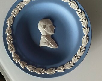 Prince Phillip Silver Jubliee Jasperware Trinket plate