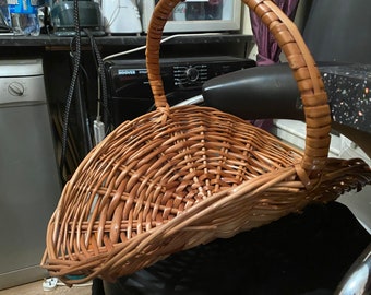 Large Wicker Flower Basket