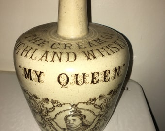 My Queen Jubilee Whisky Flagon