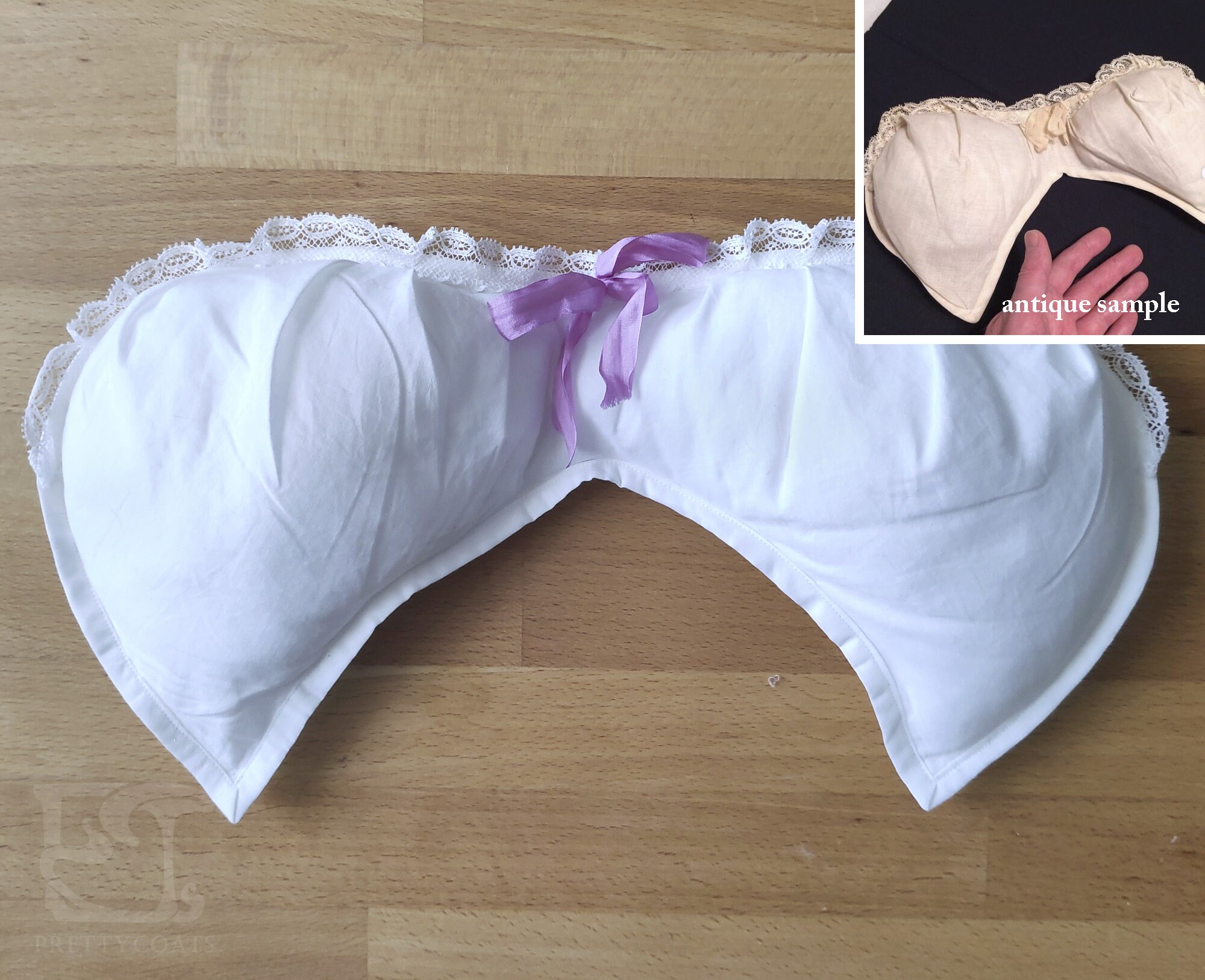 Bust Pad Victorian Bust Improver Etsy