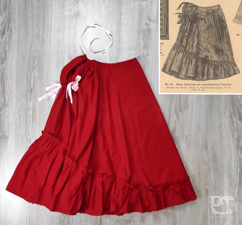 Customisable Victorian quot;Pettibumquot; PETTICOAT+BUSTLE PAD Customisable Victorian quot;Pettibumquot; PETTICOAT+BUSTLE PAD