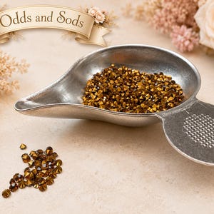 50 diamantes de imitación Vintage Optima 19PP (9SS) Smoke Topaz con parte posterior puntiaguda – Chatones de cristal austriaco – Suministros para la fabricación de joyas NOS
