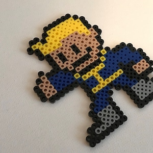 Handmade Perler Item - Fallout - Vault Boy # 2