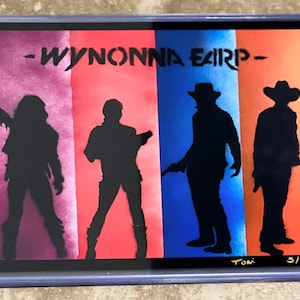 Wynonna Earp - Cast Silhouette - Wynonna, Waverly, Doc, and Nicole  - Limited Edition Print